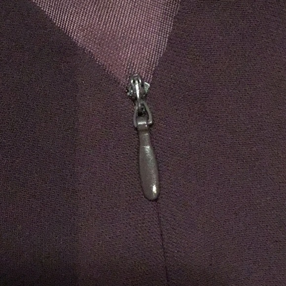 MASSIMO DUTTI Romper Overall Jumpsuit in Plum Purple size 4 - EUC - Picture 8 of 12